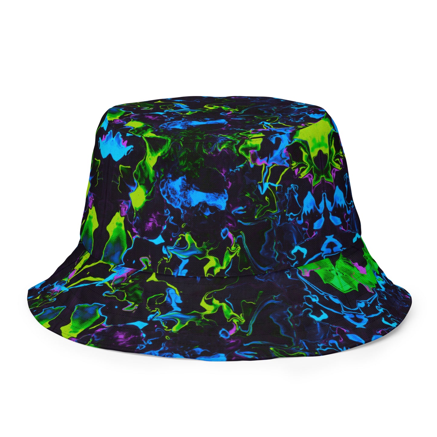 Neon Vapors Reversible Bucket Hat