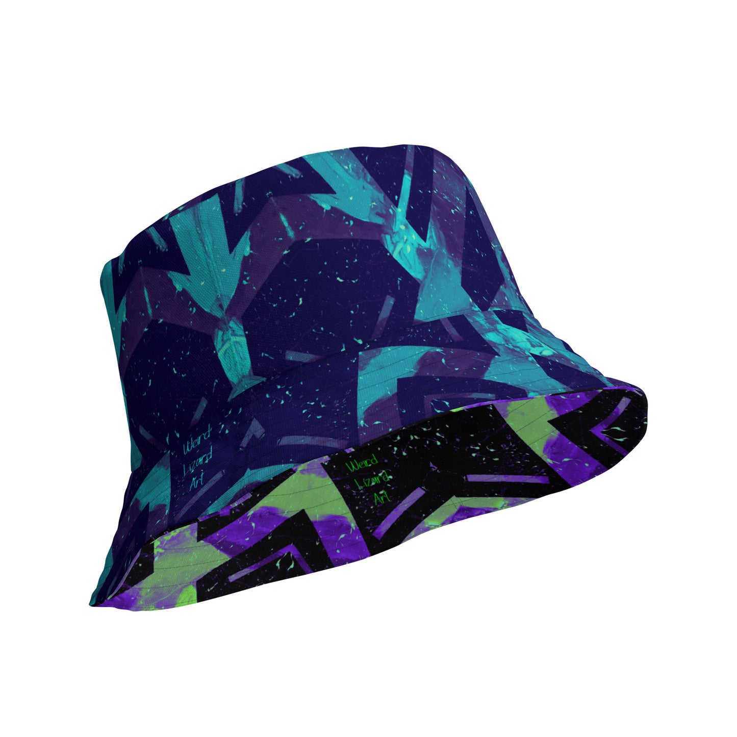 Neon Fracture 3 Reversible Bucket Hat