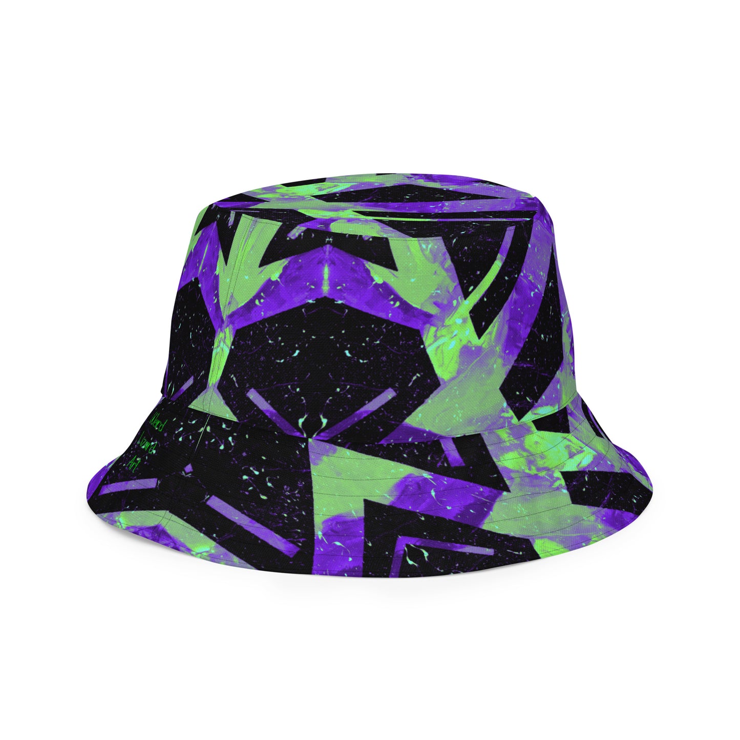 Neon Fracture 3 Reversible Bucket Hat