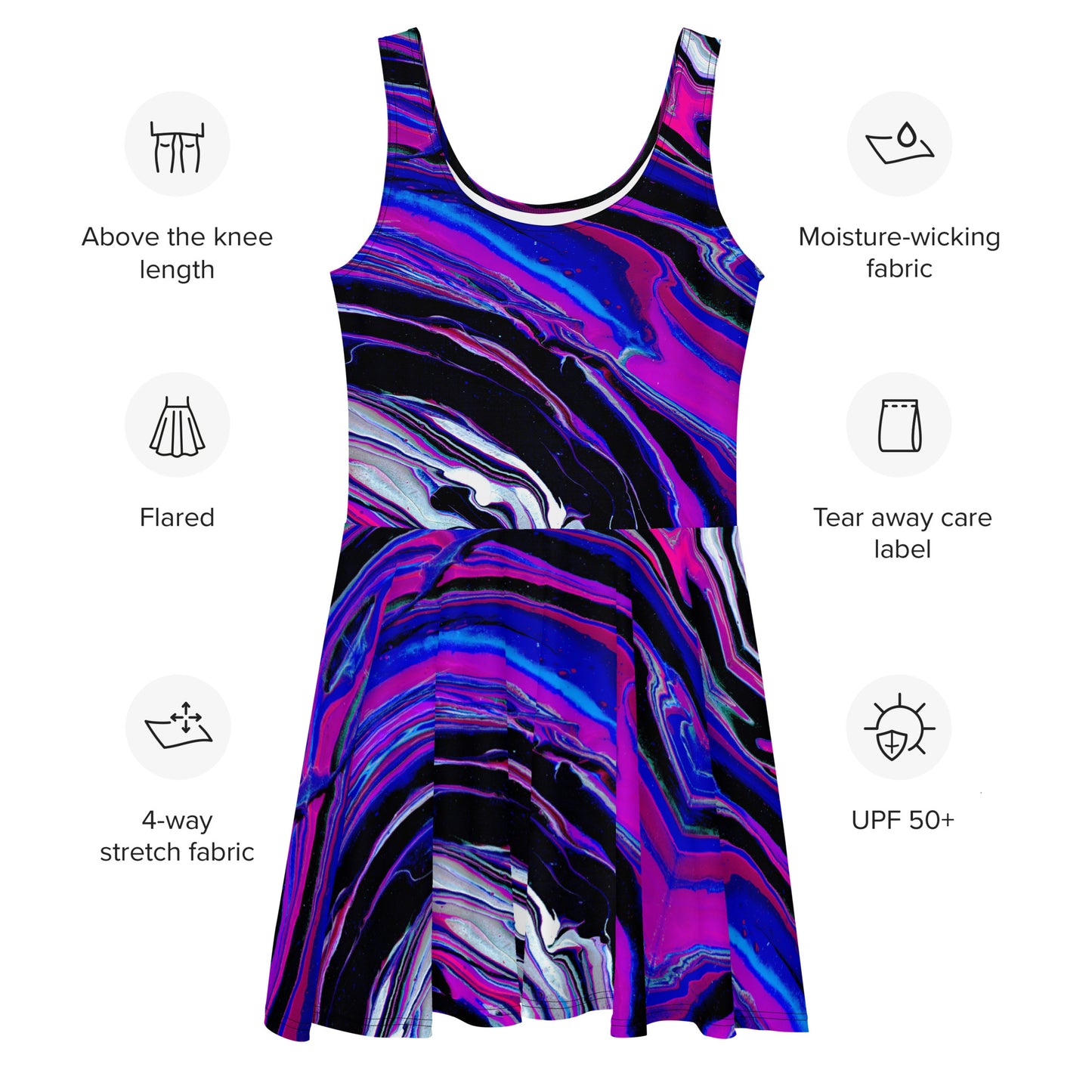 Melted Skater Dress