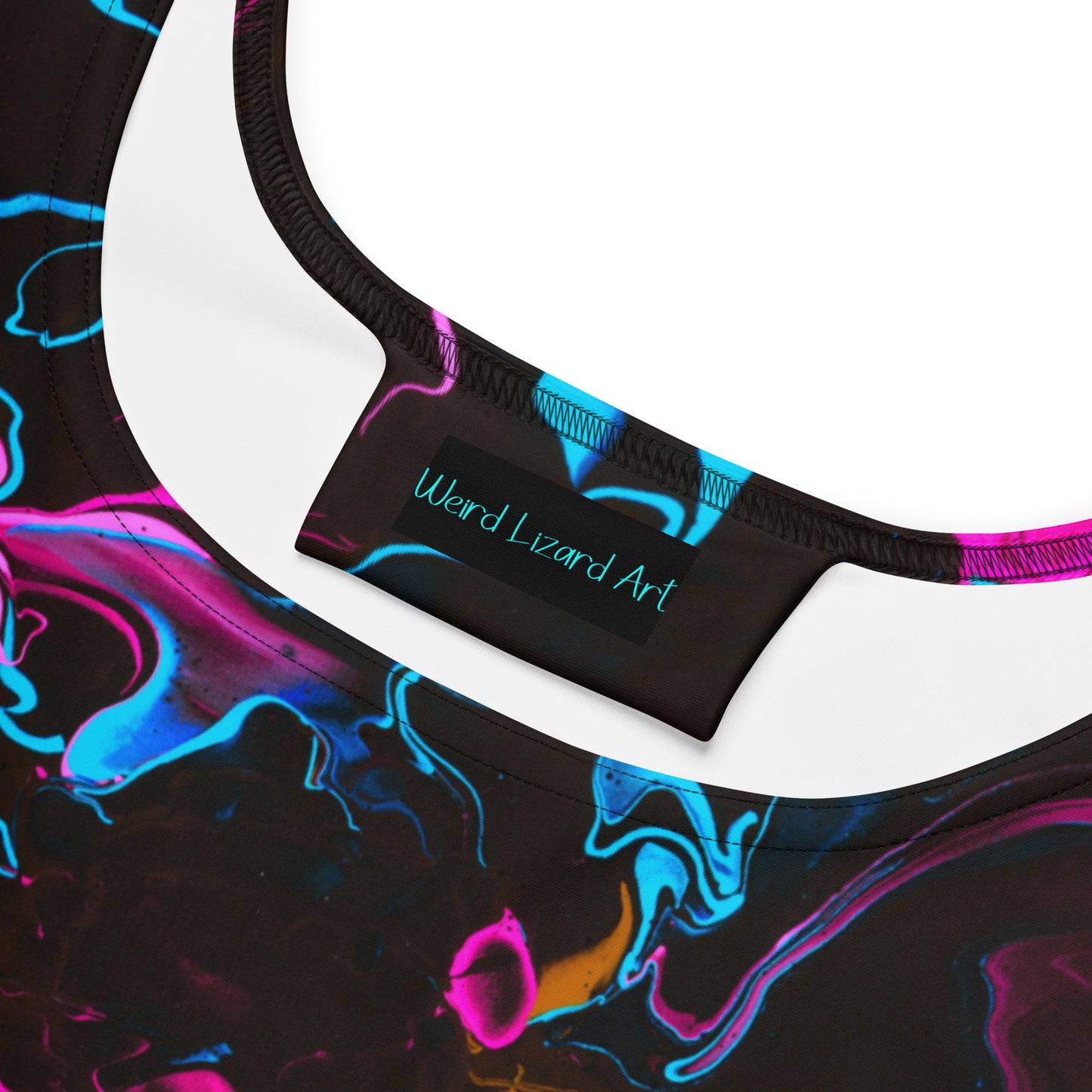 Neon Vapors 3 Skater Dress