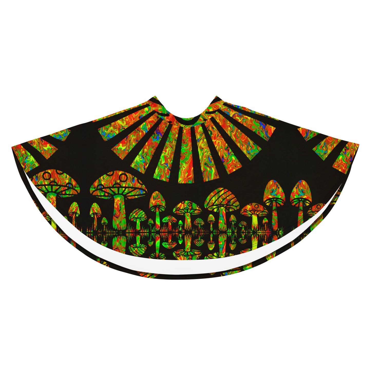 Sunshine & Shrooms Skater Skirt