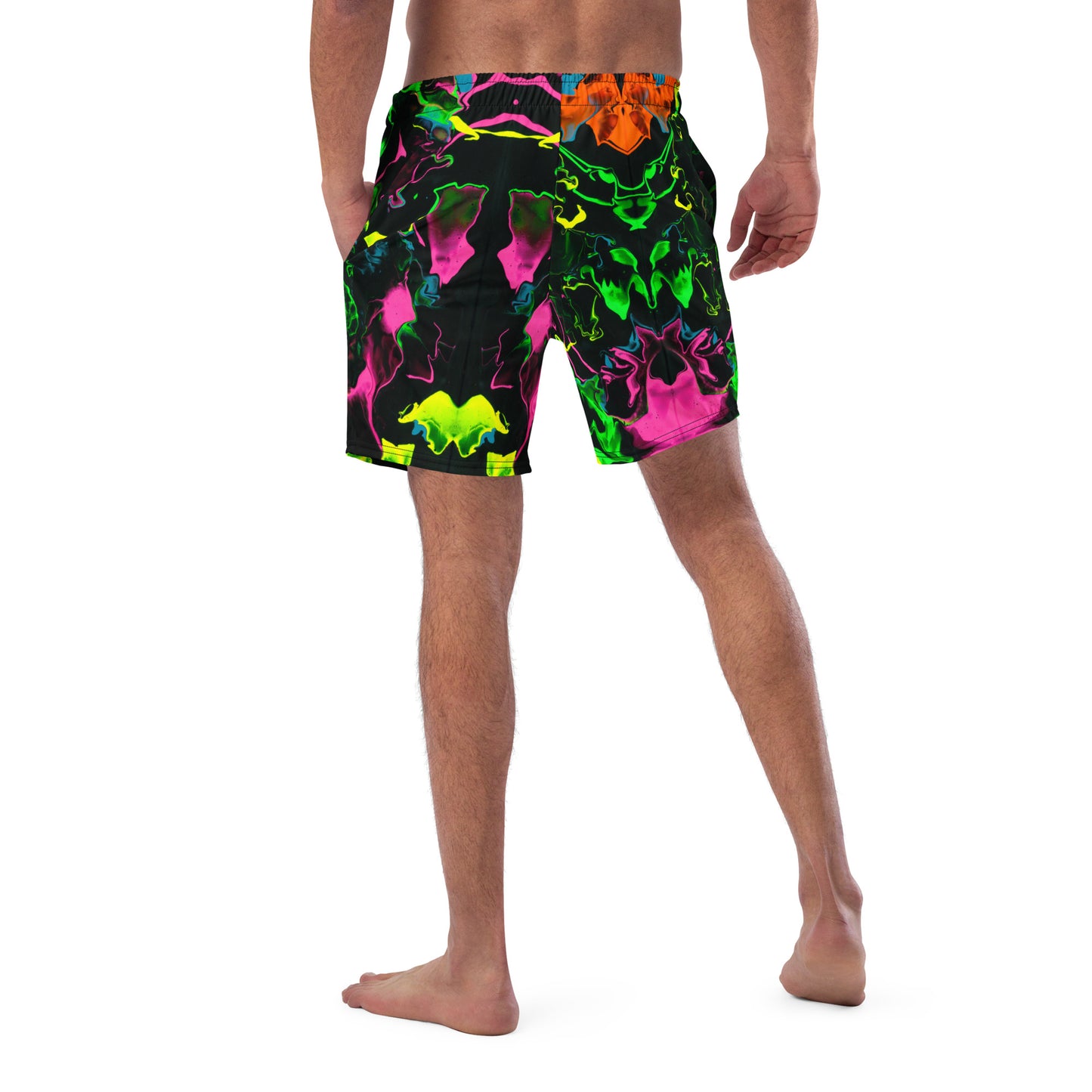 Neon Vapors Men's Swim Trunks