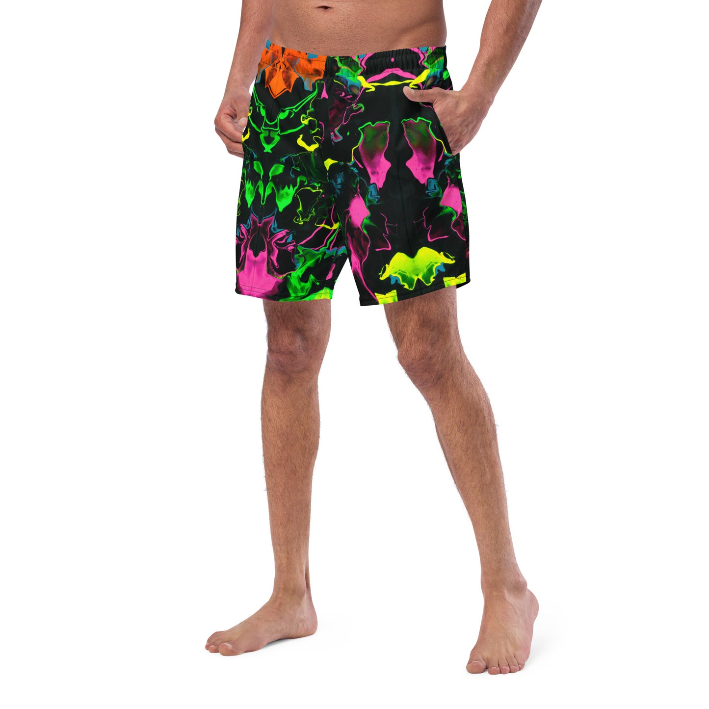 Neon Vapors Men's Swim Trunks