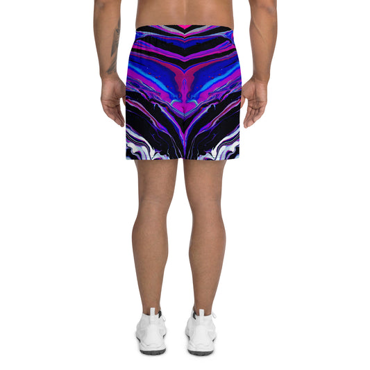 Melted Unisex Athletic Long Shorts
