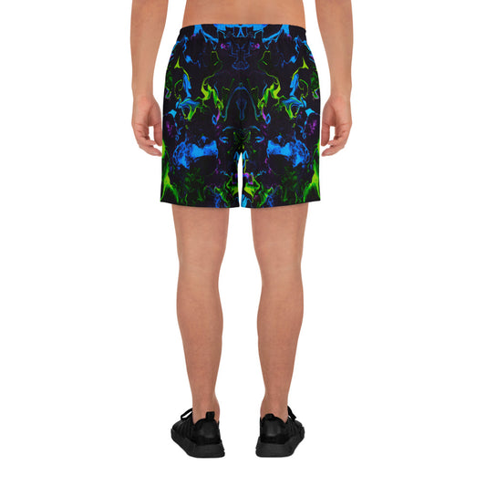 Neon Vapors 2 Unisex Athletic Long Shorts