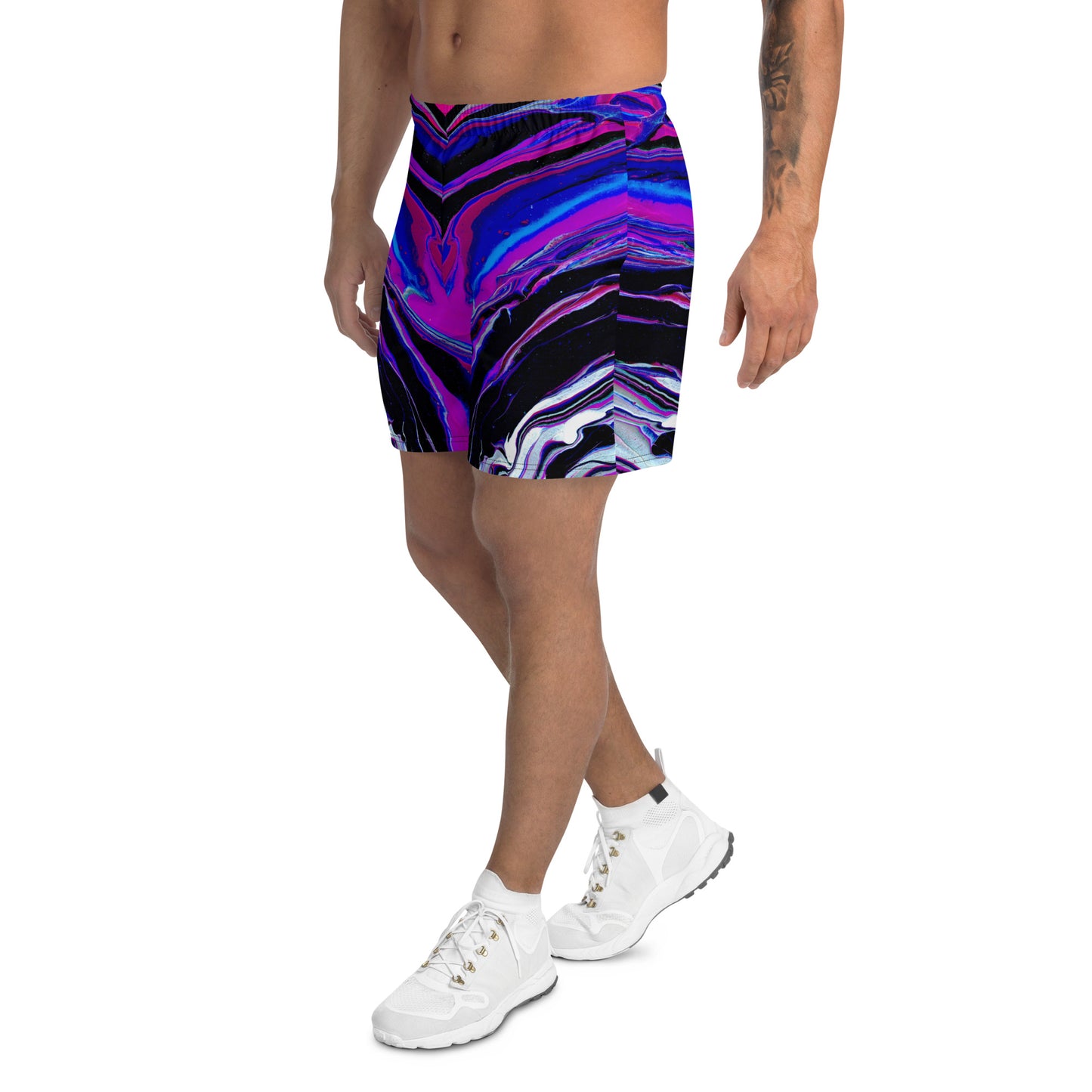 Melted Unisex Athletic Long Shorts