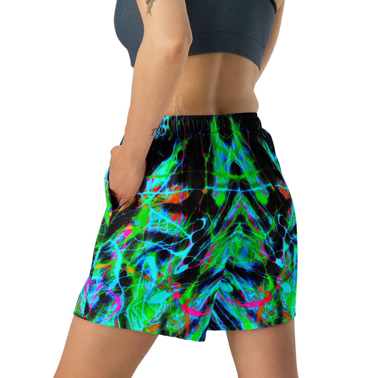 90s Vibe 2 Unisex Athletic Long Shorts