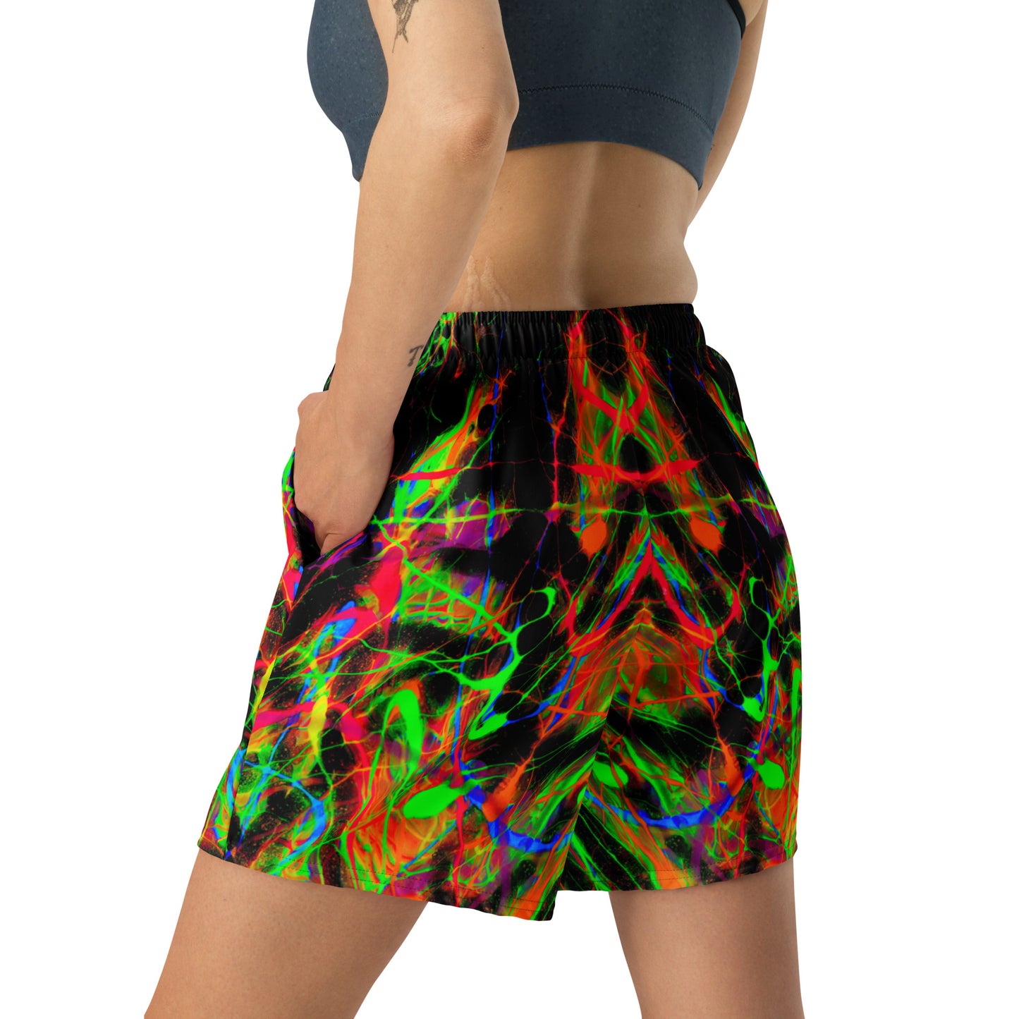 90s Vibe Unisex Athletic Long Shorts