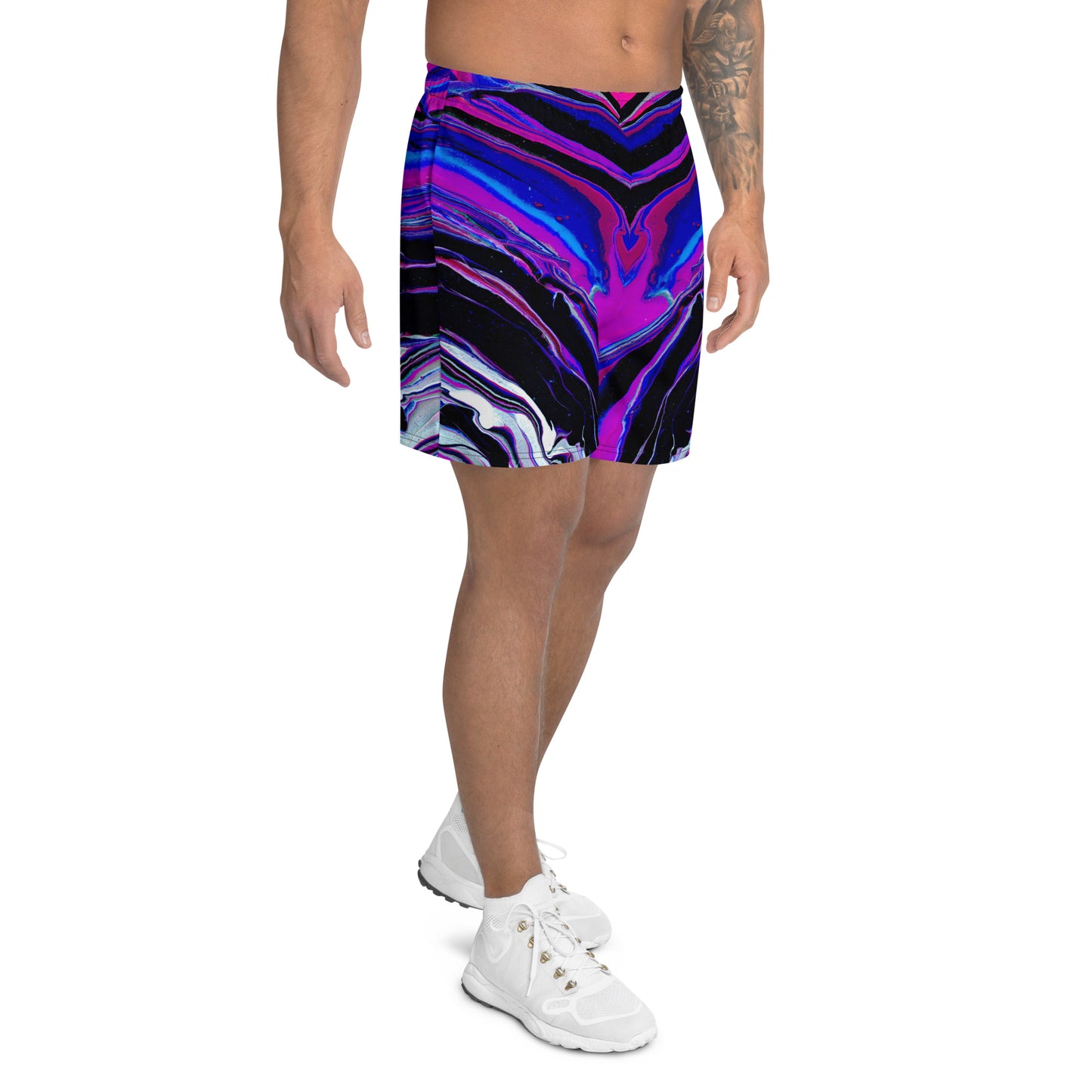 Melted Unisex Athletic Long Shorts