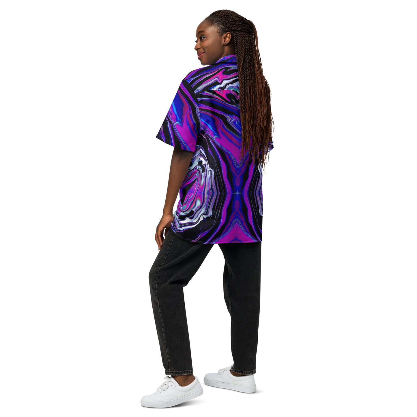 Melted Unisex Button Shirt