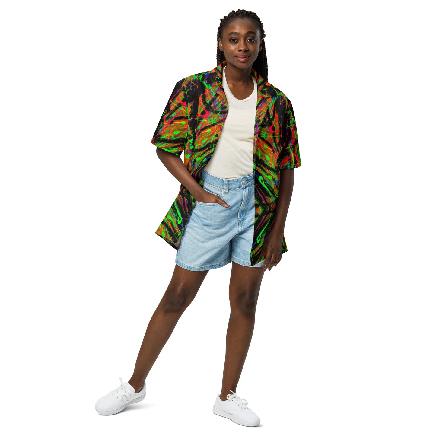 90s Vibe Unisex Button Shirt