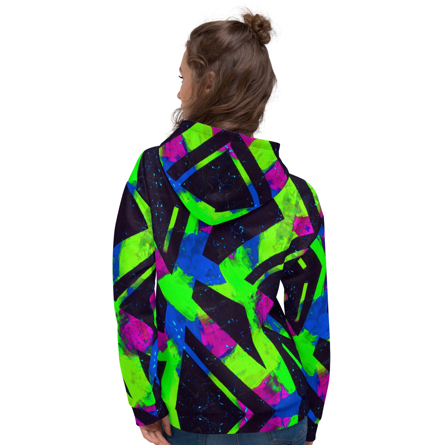 Neon Fracture 2 Unisex Hoodie