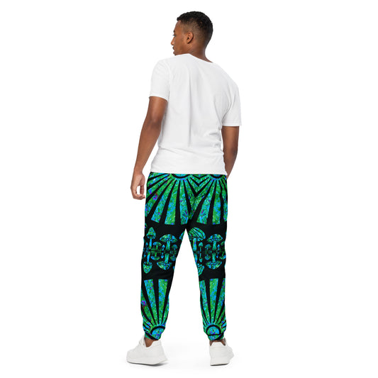 Sunshine & Shrooms (Green) Unisex Track Pants