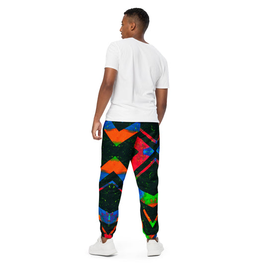 Neon Fracture Unisex Track Pants
