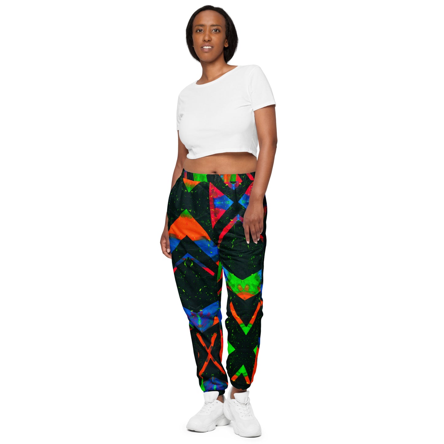 Neon Fracture Unisex Track Pants