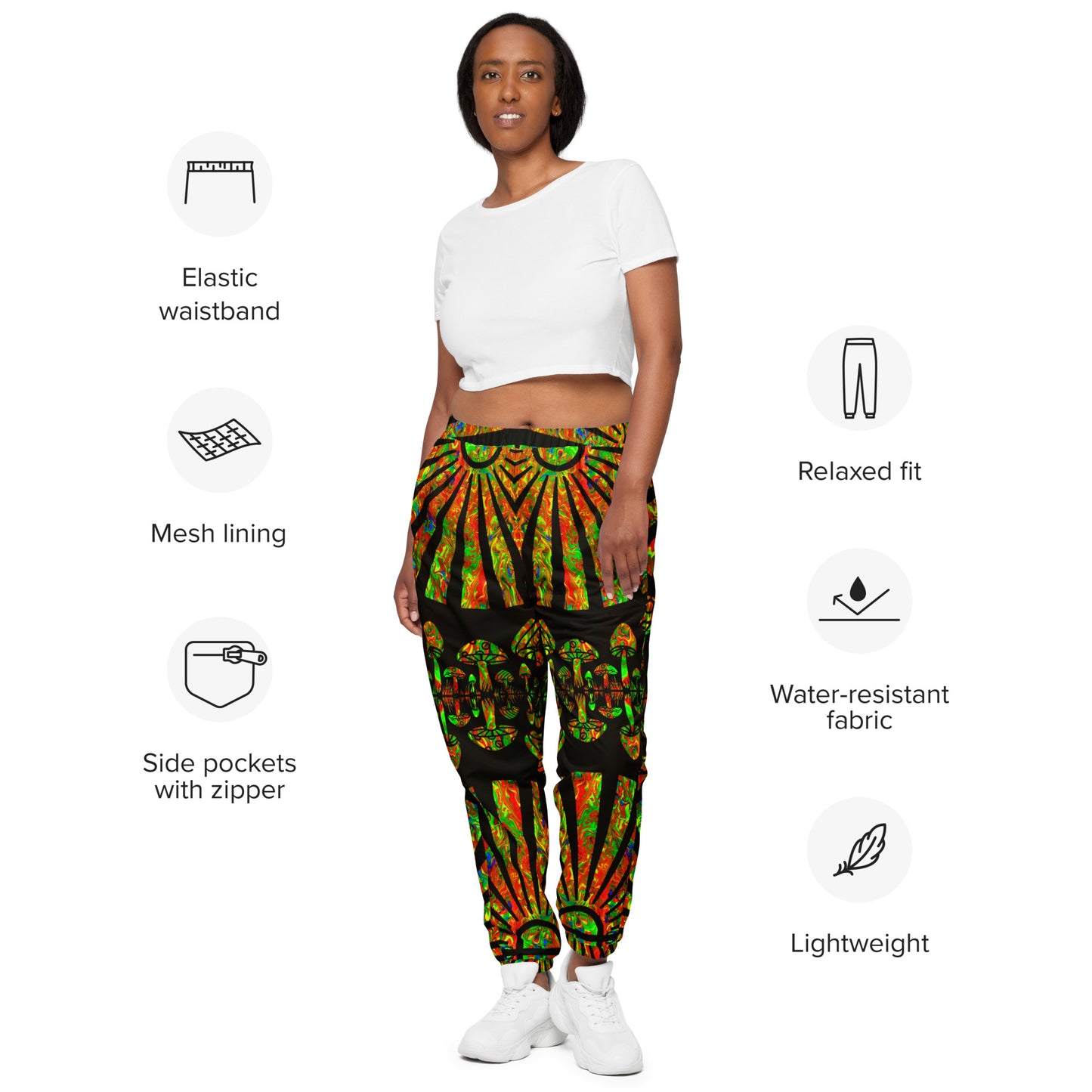 Sunshine & Shrooms Unisex Track Pants