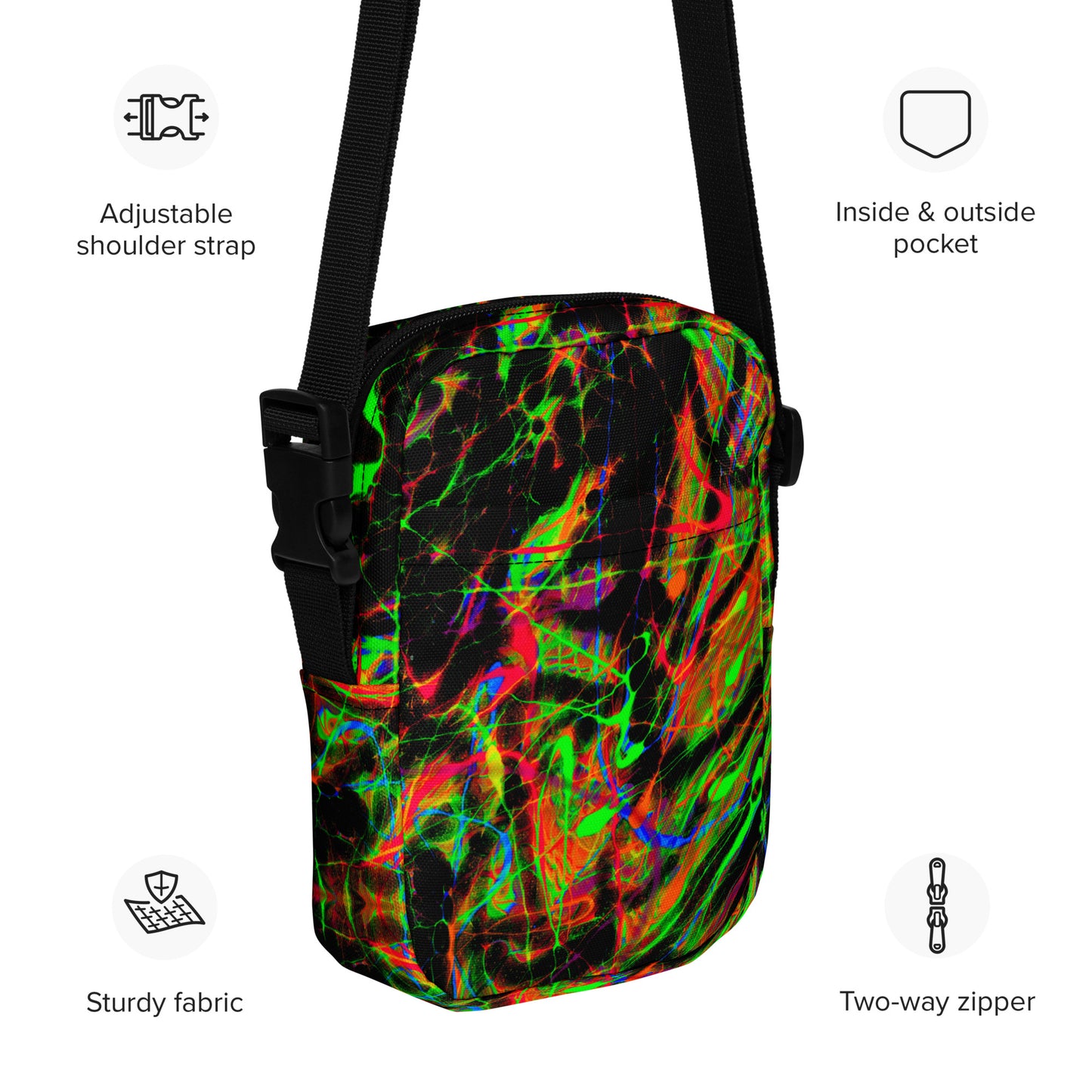 90s Vibe Utility Crossbody Bag