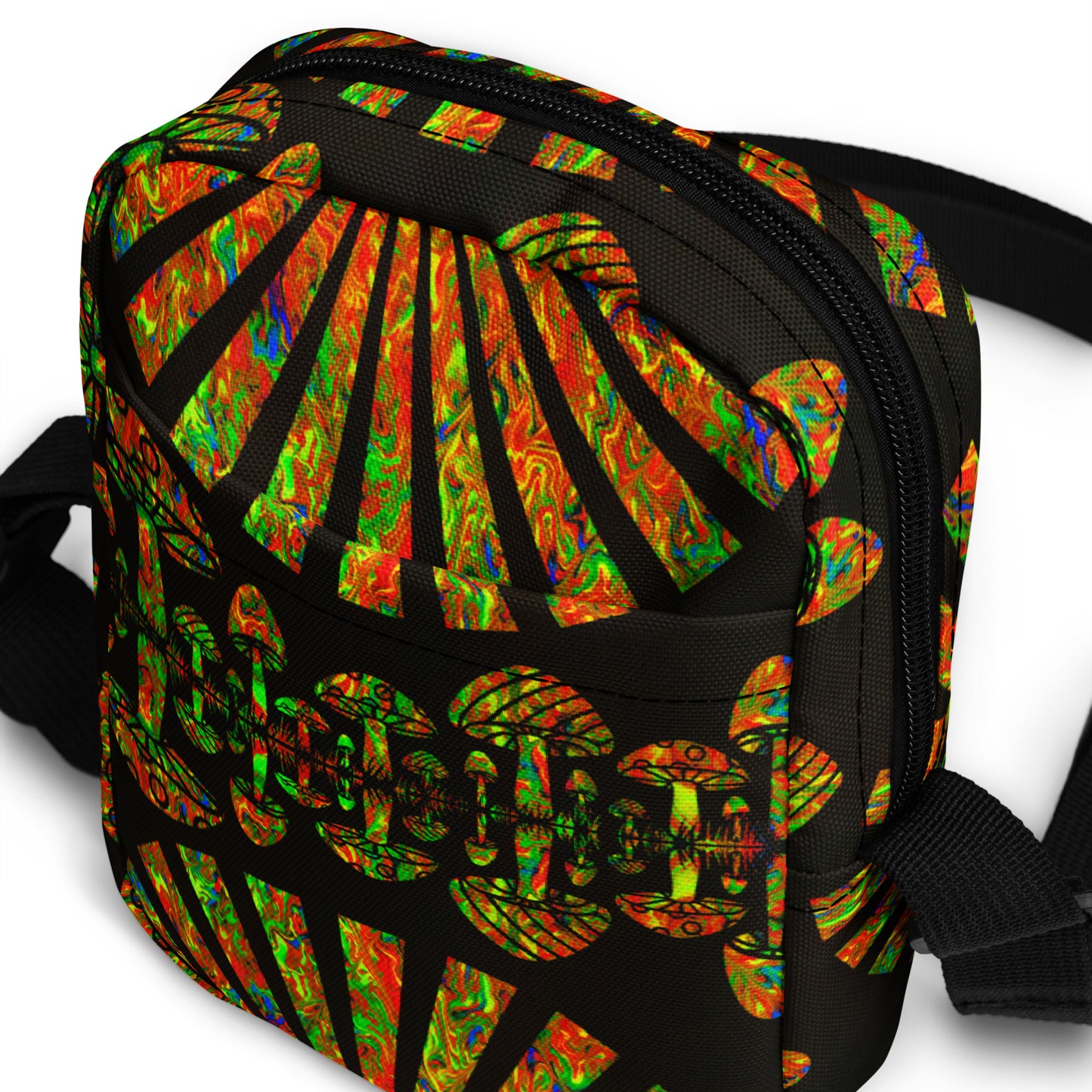 Sunshine & Shrooms Utility Crossbody Bag