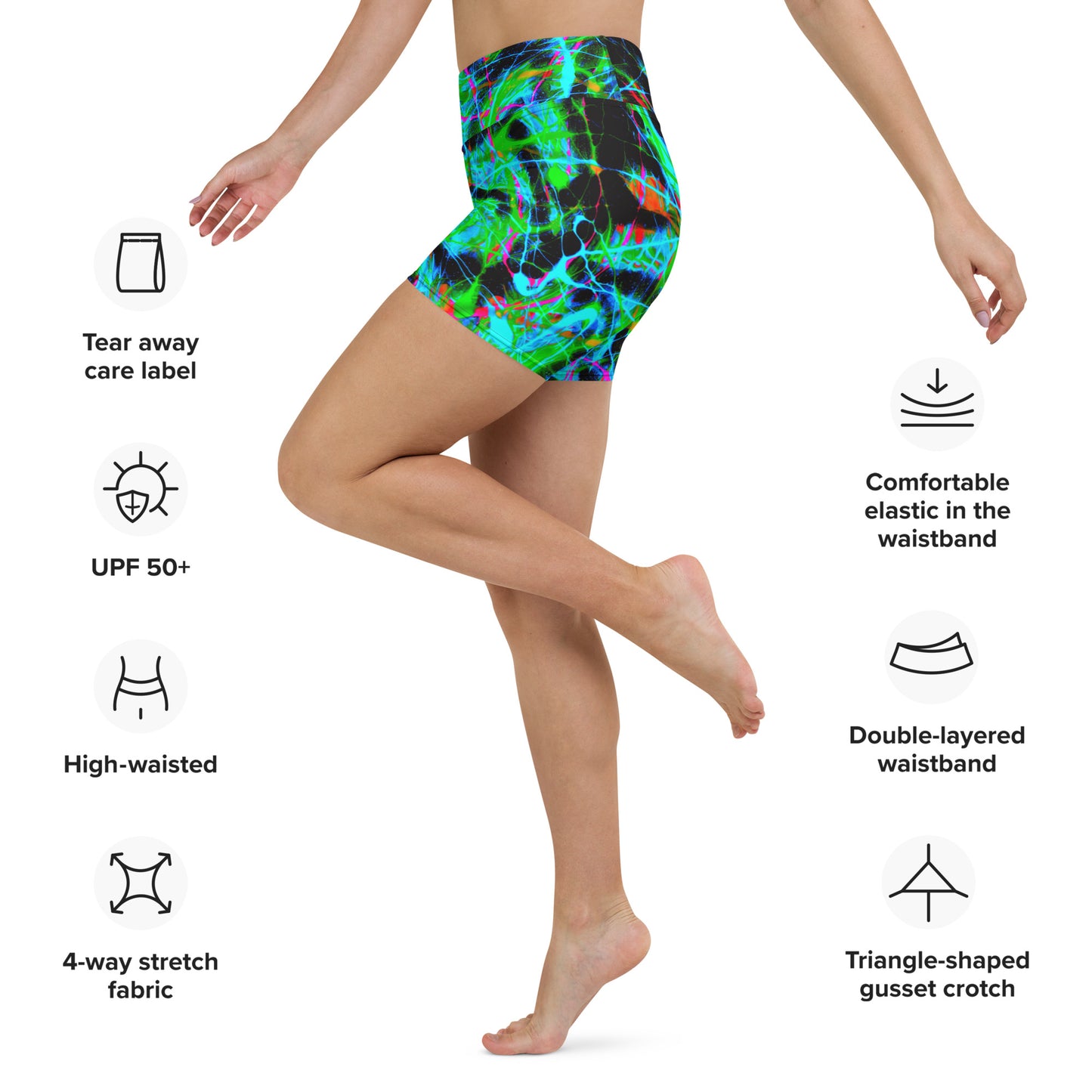 90s Vibe 2 Yoga Shorts
