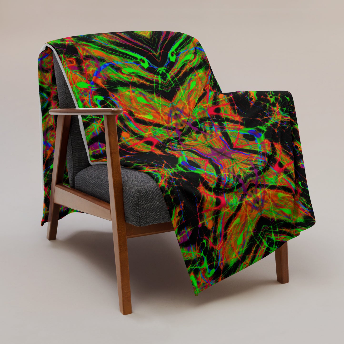 90s Vibe Throw Blanket