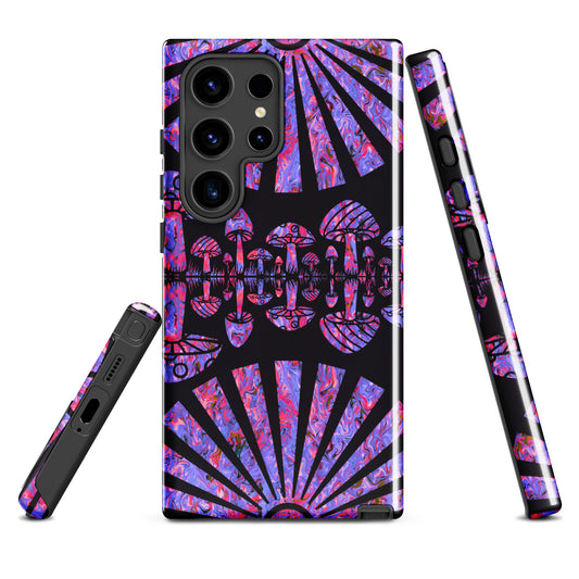 Sunshine & Shrooms (Purple) Tough Case for Samsung®