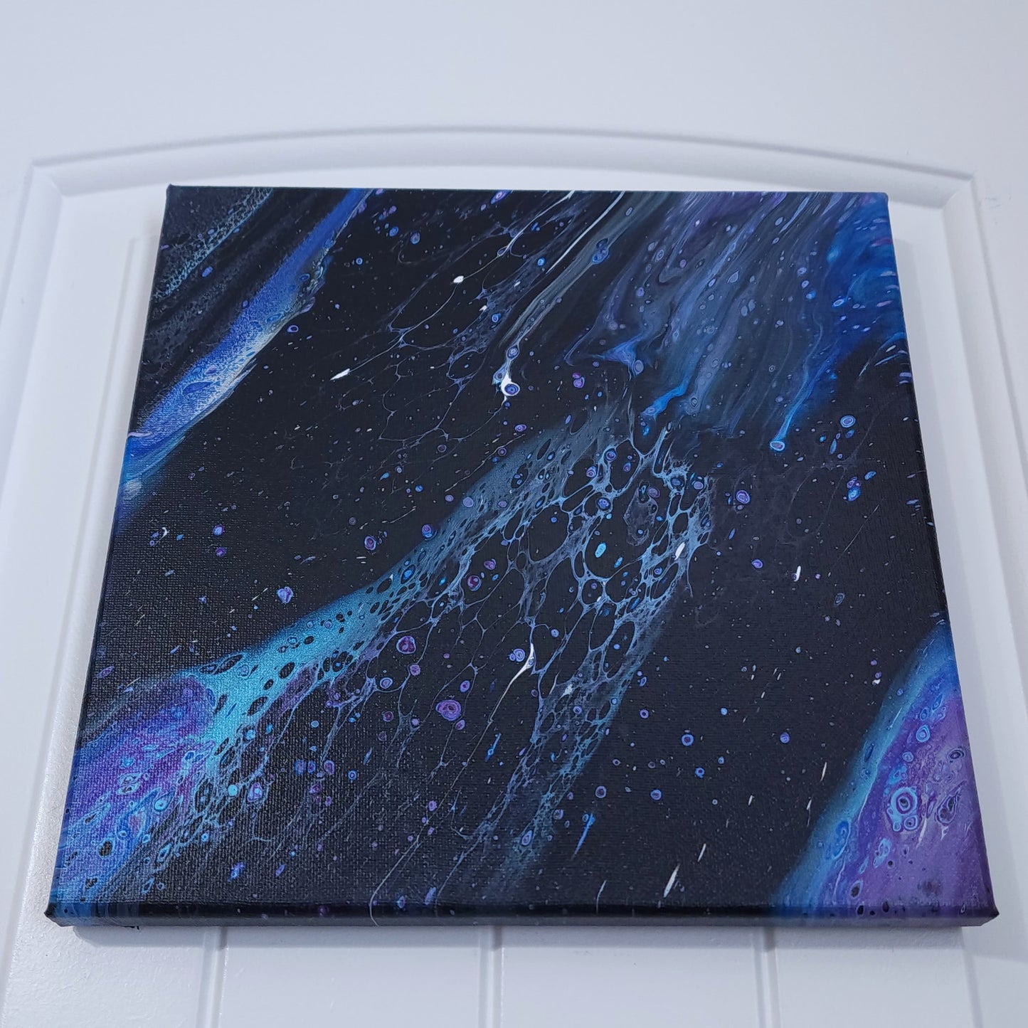 10x10 "Spaced Out" Fluid Painting