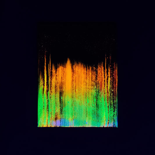 11x14 Bright Swipe Fluid Painting