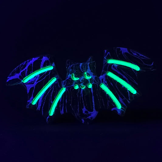 Green Bat Wooden Decor