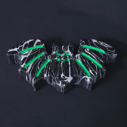 Green Bat Wooden Decor