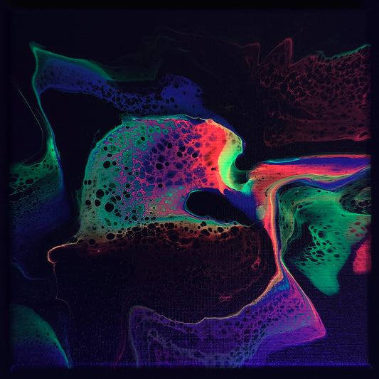 8x8 Neon Swipe Painting