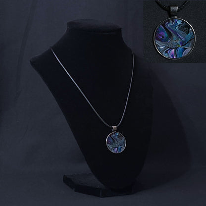 Metallic Gray Pendant Necklaces
