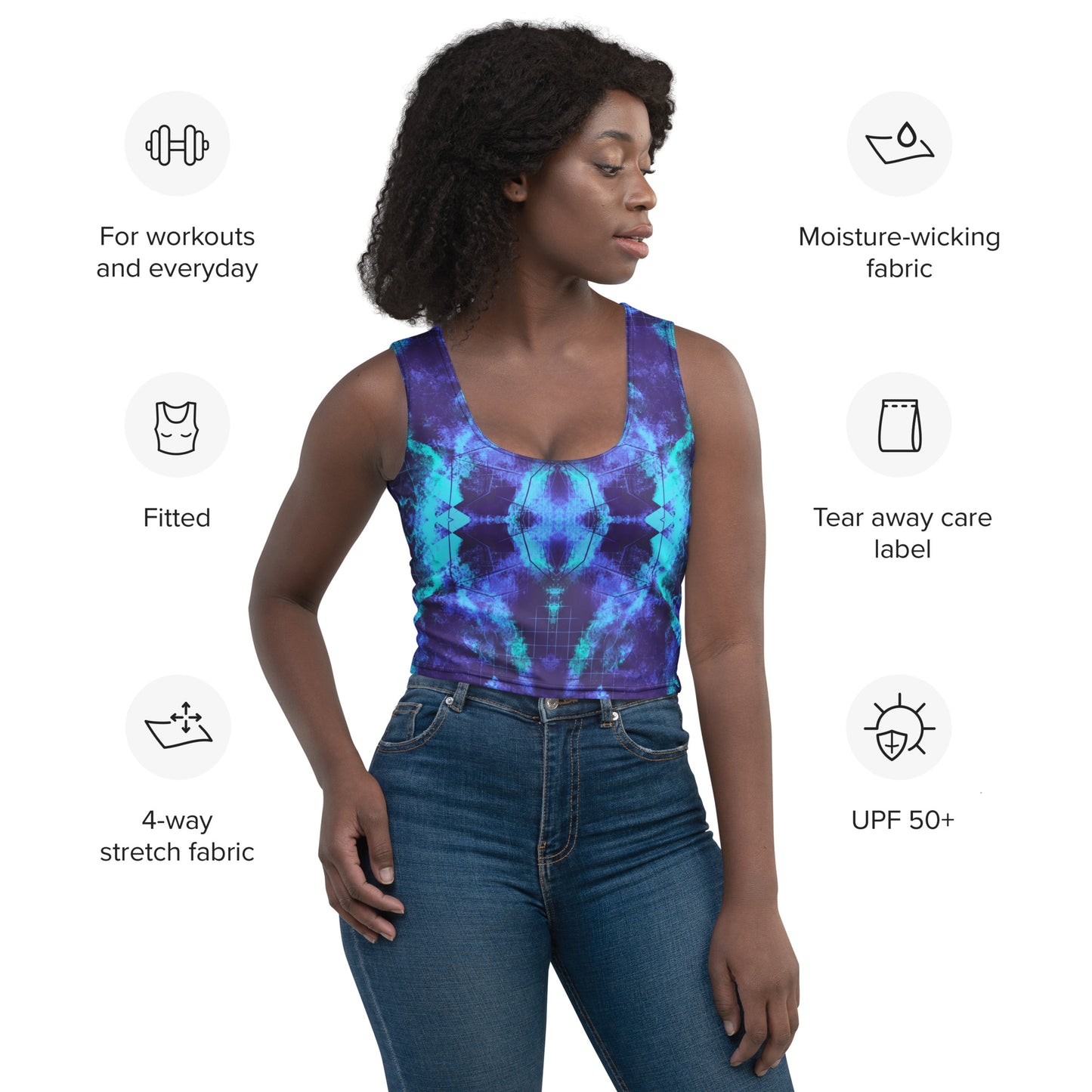 Dimensional Rift Crop Top