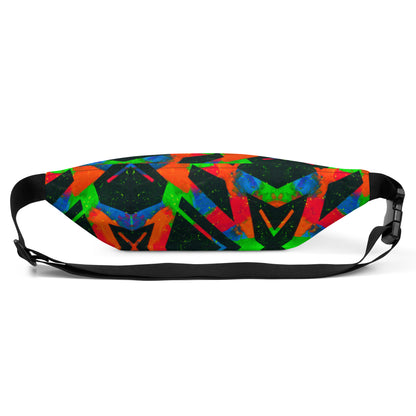 Neon Fracture Fanny Pack