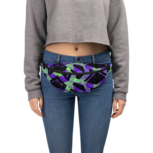 Neon Fracture 4 Fanny Pack