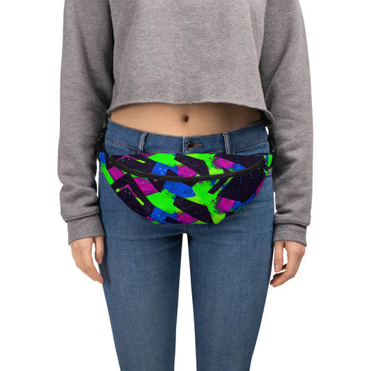 Neon Fracture 2 Fanny Pack