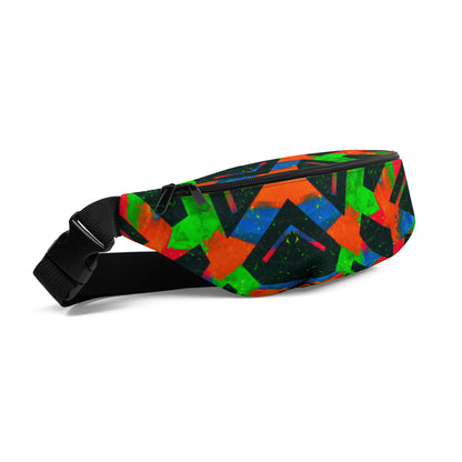Neon Fracture Fanny Pack