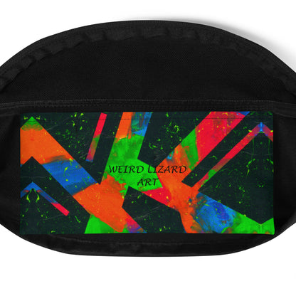 Neon Fracture Fanny Pack