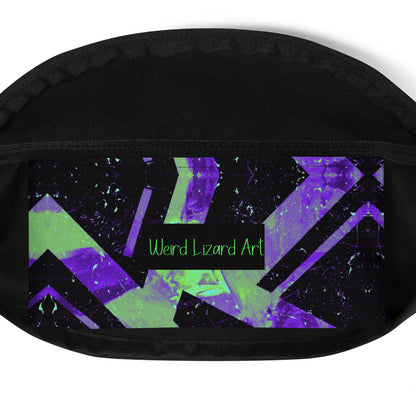 Neon Fracture 4 Fanny Pack