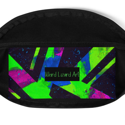 Neon Fracture 2 Fanny Pack