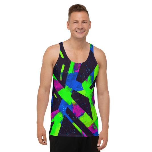 Neon Fracture 2 Unisex Tank Top
