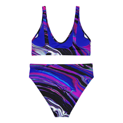 Melted Recycled High-Waisted Bikini