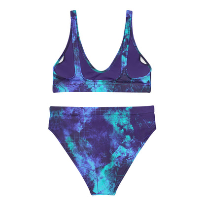 Dimensional Rift Recycled High-Waisted Bikini