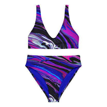Melted Recycled High-Waisted Bikini
