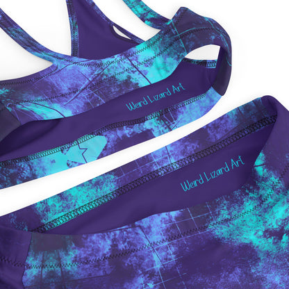 Dimensional Rift Recycled High-Waisted Bikini