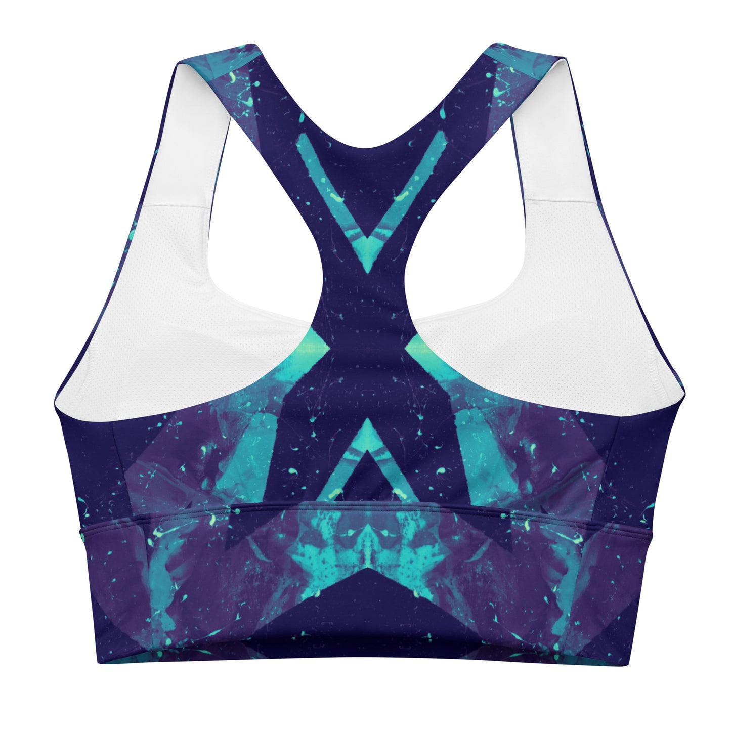 Neon Fracture 3 Longline Sports Bra