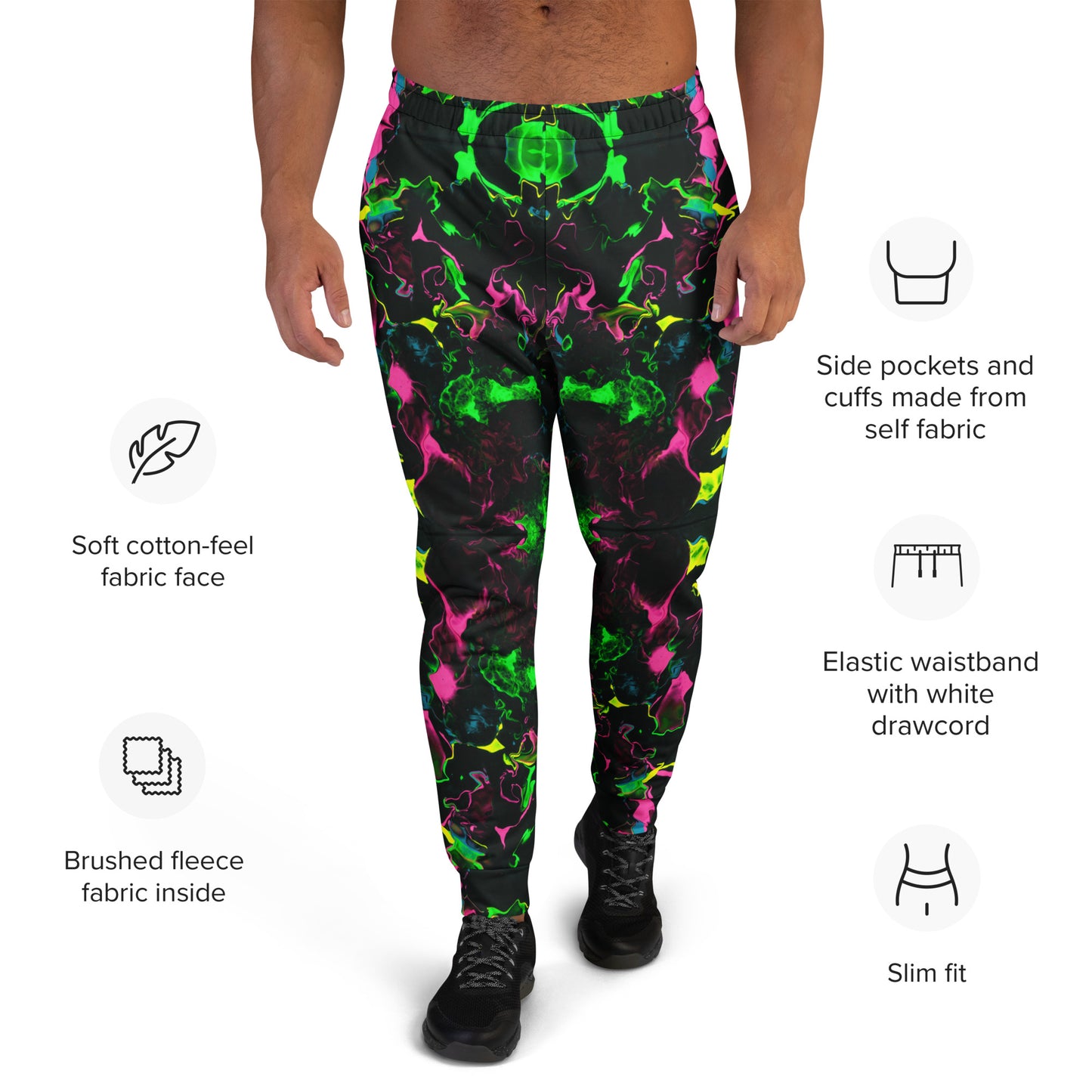 Neon Vapors Men's Joggers