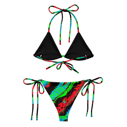 Toxic Decay Recycled String Bikini