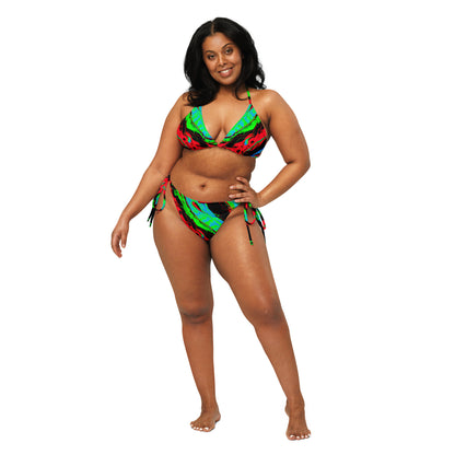 Toxic Decay Recycled String Bikini
