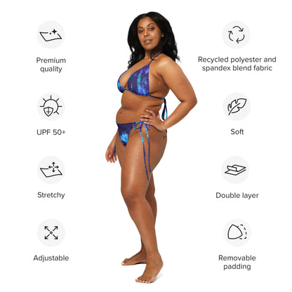 Dimensional Rift Recycled String Bikini